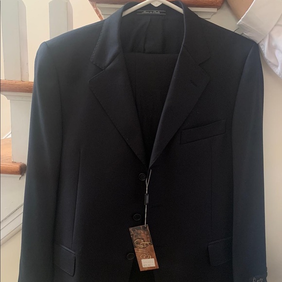 Brand New Italian Vintage Men’s Suit Jacket and Pants Size 48 Italian